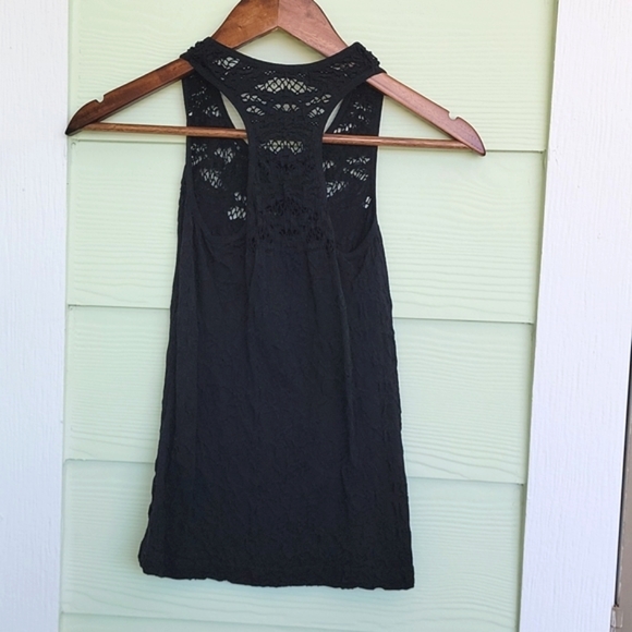 Black Lace tank top Size M - Picture 2 of 2